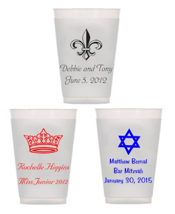 Customized Glass Tumbler - The White Invite